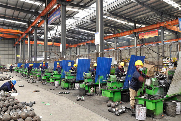 温岭网架锥头车间